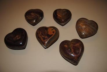 Herz aus Onyx Marmor